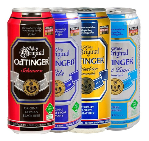 Cerveza Oettinger 4 Pack 500 Ml