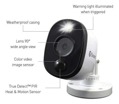 Cámara Swann 1080p Con Sensor De Movimiento Y Foco