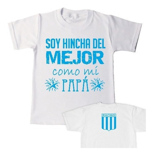 Remera Niño Futbol Hincha Del Mejor Chicago Ferro Racing 