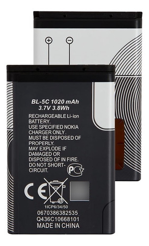 Batería Nokia Original Bl-5c / 1100 