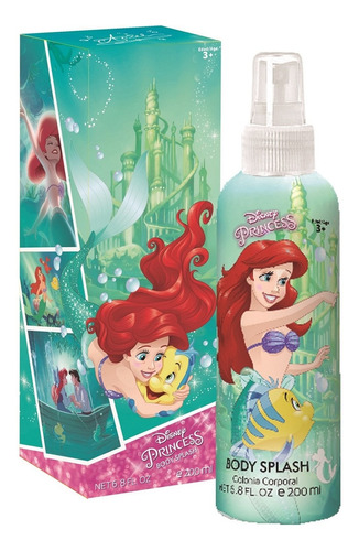 Perfume Infantil Disney Princesa Ariel Body Splash 200ml