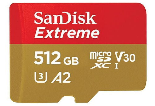Tarjeta de memoria Sandisk Micro Sdxc Extreme A2 160 MB/s 512 GB