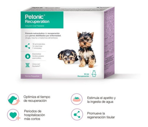 Vitamina Para Perros Petonic Recuperation X 55 Ml