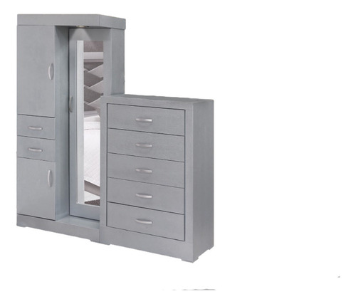 Recamara King Size Ozuela Gris Këssa Cdmx