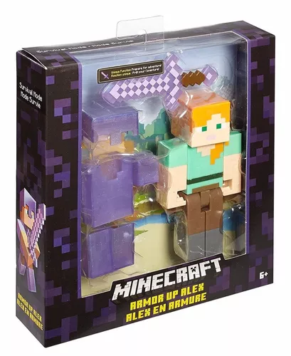 Boneco Minecraft Alex Articulado