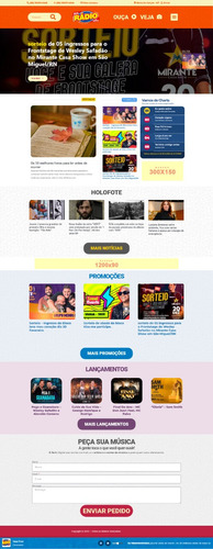Site Web Rádio - Completo 2025 (com Demo)