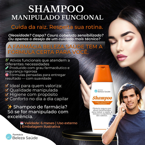 Shampoo Cetoconazol + Salicílico : Kit 2 Unidades Com 120ml