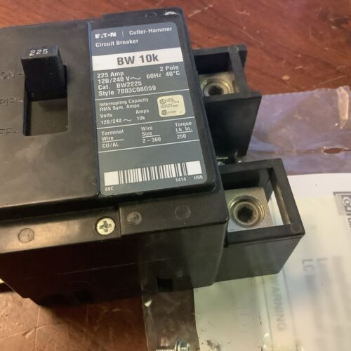 Cutler Hammer Bw2225 Molded Case Circuit Breaker 225a 12 Bby
