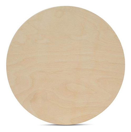 Wood Circles 24 Inch 1/2 Inch Thick, Unfinished Birch P...