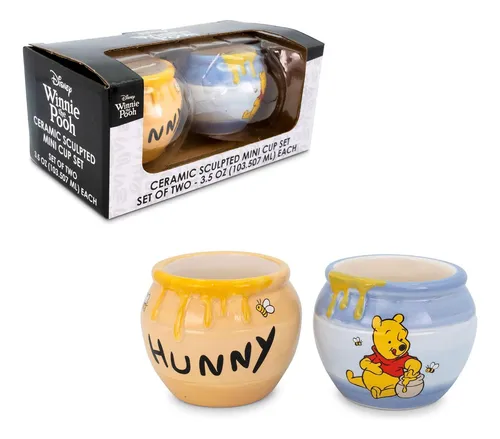 Minijuego De Vasos Winnie The Pooh Hunny Pot De Cerámica De