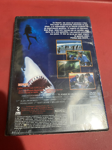 El Ataque De Los Tiburones 2 - Sellada - Dvd (Usado)