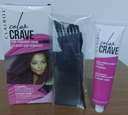 Tinte Semipermanente Cabello -clairol Crave Color -rosaflama