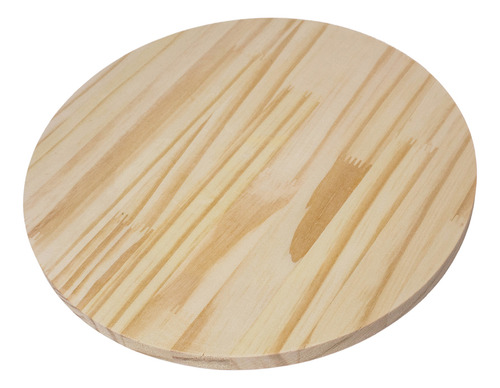 Bolacha Disco Redondo Painel Pinus Sem Nós 50x50x1,5 Madeira