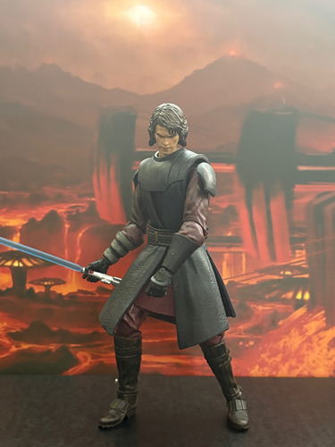 Anakin Skywalker Cabeza Custom Black Series Escala 1/12 (Usado)