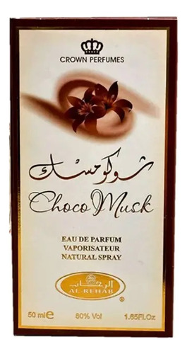 Choco Musk Arabian Perfume Spray - 50ml By Al Rehab By Crown