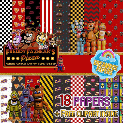 Five Nights At Freddy's Papel Digital Fondos Backgrounds | MercadoLibre
