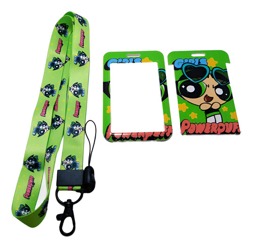 Portagafete Credencial Con Lanyard Las Chicas Superpoderosas Bellota