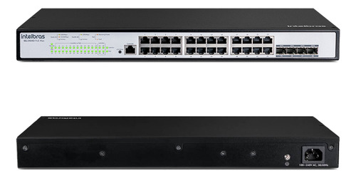 Switch Rack Gerenciavel 24 Portas Gigabit Sg 2404d Poe Max