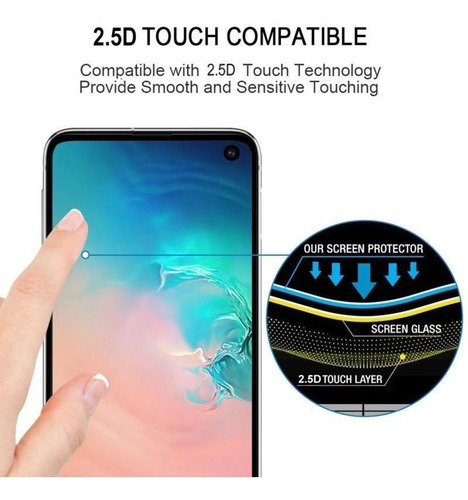 Samsung Galaxy S10 E Lamina De Vidrio Pantalla Completa