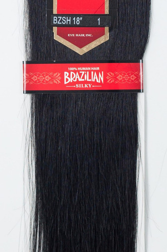 Extension Cabello Eve Brazilian 18 PLG 100% Natural Negro