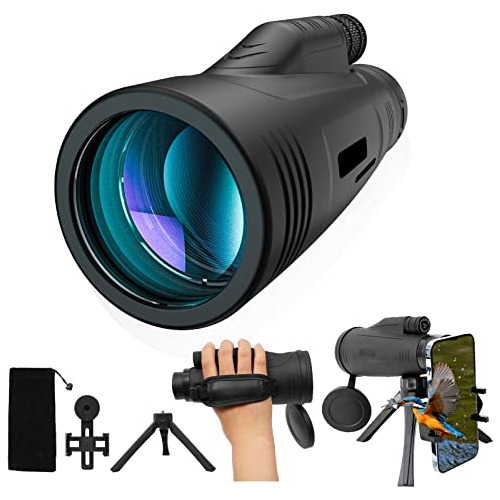 12x55 Monocular Telescope For Adults High Powered,monoc...