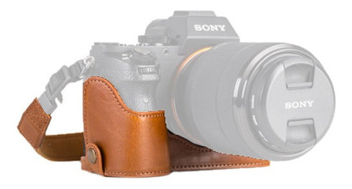 Megagear Ever Ready Pu Half Case And Strap For Sony Alpha A7