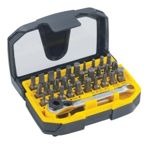 Set Juego Puntas Intercambiables Stanley Stmt81191 32 Piezas