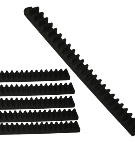 Gomo Cremlheira Residencial 30cm Kit 6 Un Garen Cor Preto