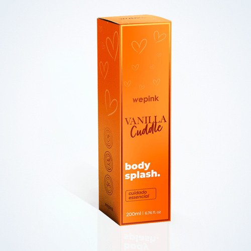 Body Splash Vanilla Cuddle Desodorante Colônia 200ml Wepink