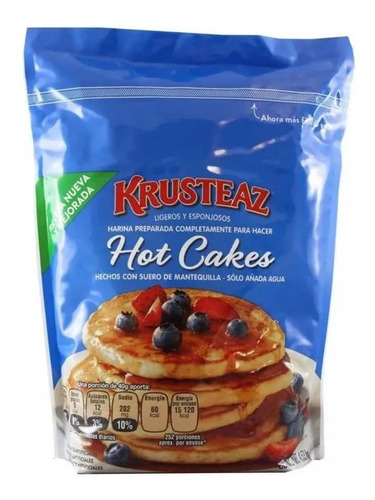 Imagen 1 de 4 de Krusteaz Harina Para Hot Cakes Waffles Ligeros Y Esponjosos
