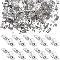 Comprar Clips De Metal Doble Orificio Credenciales, Clips De Me...