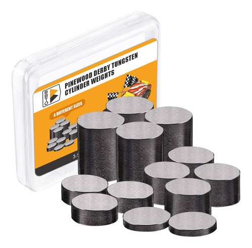 Pinewood Derby Peso Tungsteno 3.5 Onza 3 8  Cilindro Coche 4