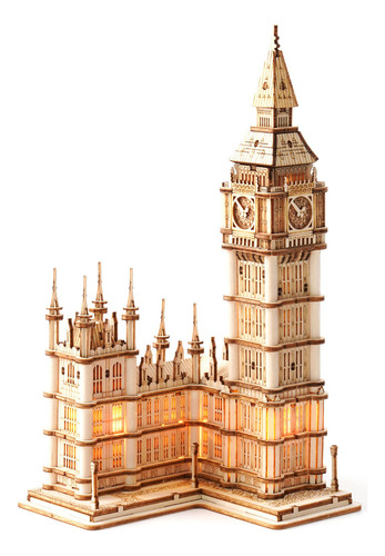 Rowood Rompecabezas 3d Para Adultos, Kit De Modelo Big Ben .