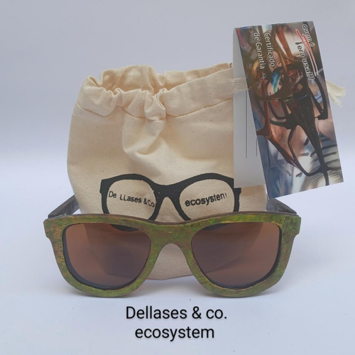 Óculos De Sol De Madeira Personalizado,marca De Llases & Co.