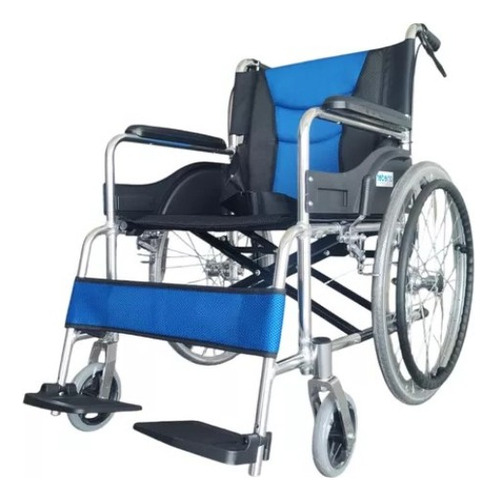Silla De Ruedas Plegable Doble Freno Aluminio Liviana Oneder