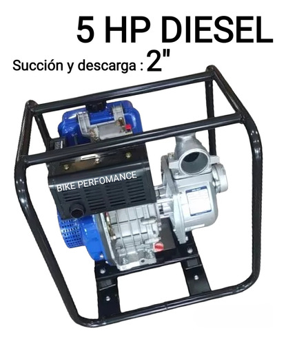 Motobomba 5hp Succión Y Descarga 2 PuLG Domosa Diesel Gasoil