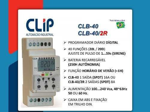 Temporizador elétrico Clip CLB-40 digital