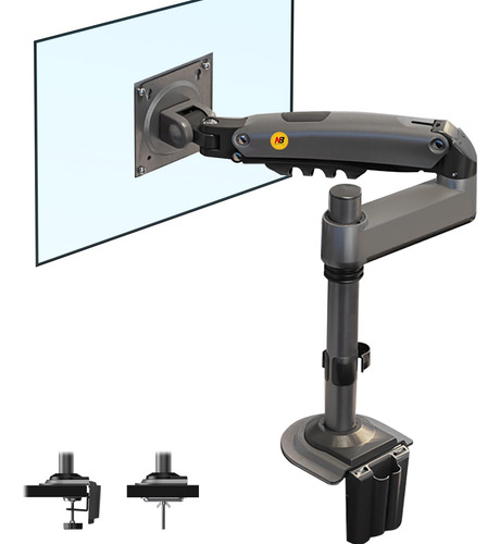 Soporte Para Monitor Nb North Bayou Modelo H100 Ajustable Color