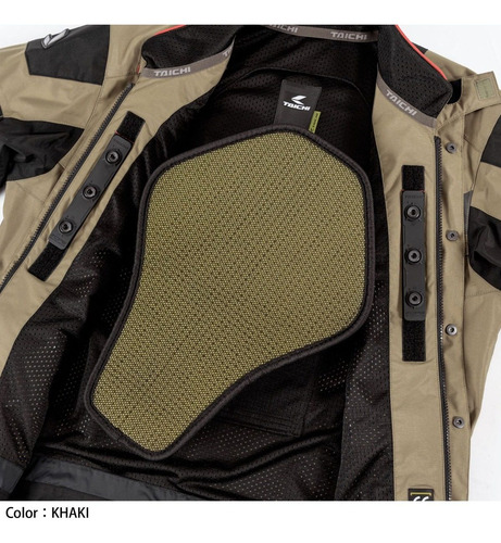 Imagen 8 de 9 de Campera Moto Rs-taichi Kompass Gray 4 Estaciones Impermeable