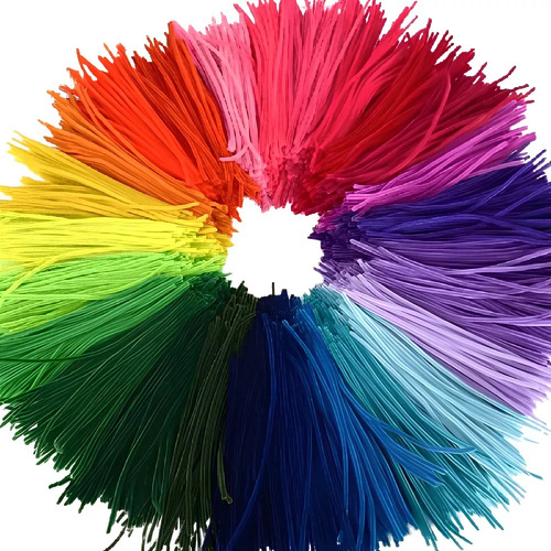 Limpiapipas, 200 Unidades Y 20 Colores Surtidos De 12 Pulgad
