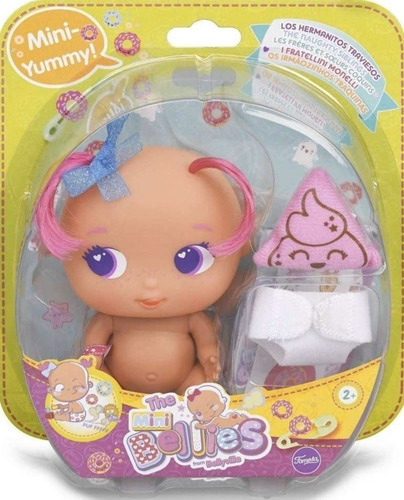 Bellies Mini Bebe Muñeco 13 Cm Apreta Sorpresa B14789 Edu
