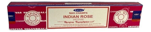 Caja de incienso rosa Massala Indian Rose Satya con 12 varillas