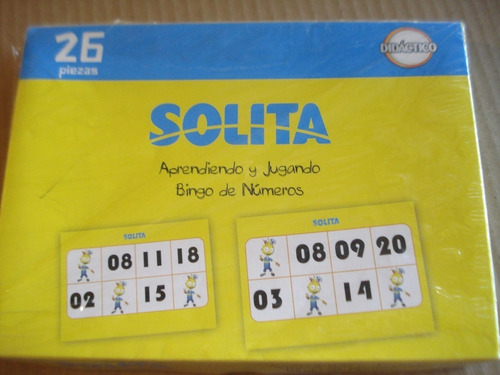 Bingo De Números Aprendiendo Y Jugando Marca Solita 