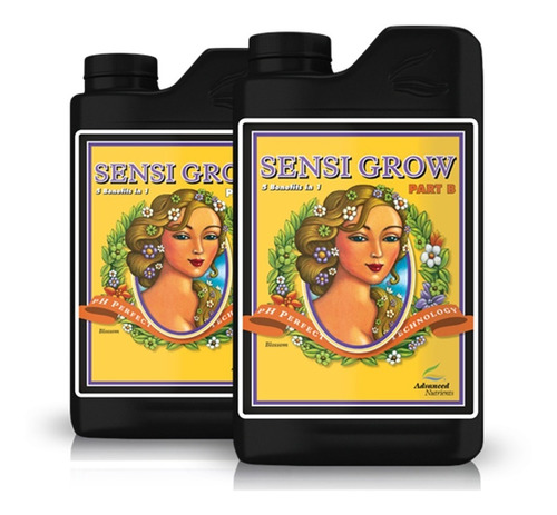 Ph Perfect® Sensi Grow Parts A&b 1lt C/u Advanced Nutrients