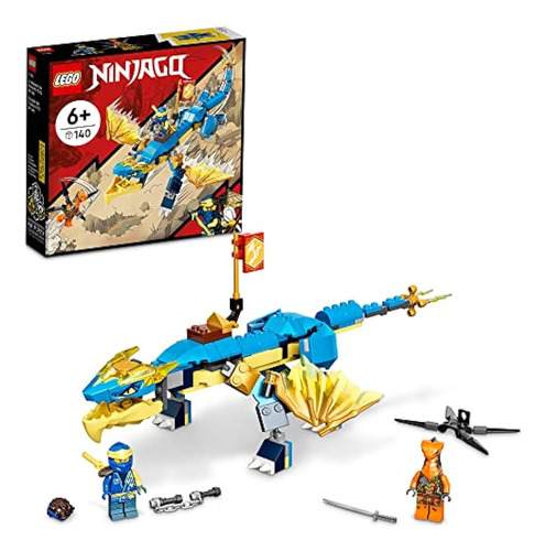 Lego Ninjago Jay's Thunder Dragon Evo 71760 Playset Con Un J