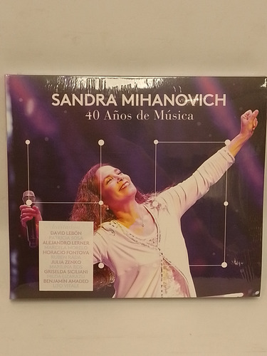 Sandra Mihanovich 40 Años Se Música Cd Y Dvd Nuevo 
