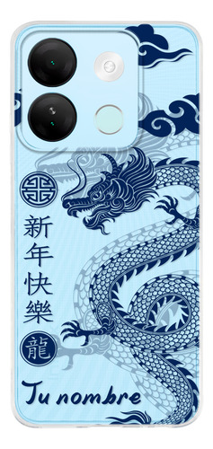 Funda Para Infinix Dragón Horóscopo Chino Con Tu Nombre