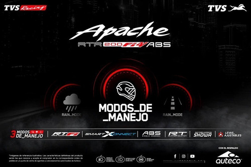 Imagen 3 de 14 de Tvs Rtr 200 Fi Bs6 New Line!!! Entga Inmdta Daf Motors!!!