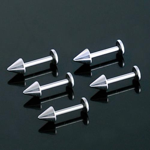 3 X 10 Piezas De Plata De Material Acero Inoxidable Labret