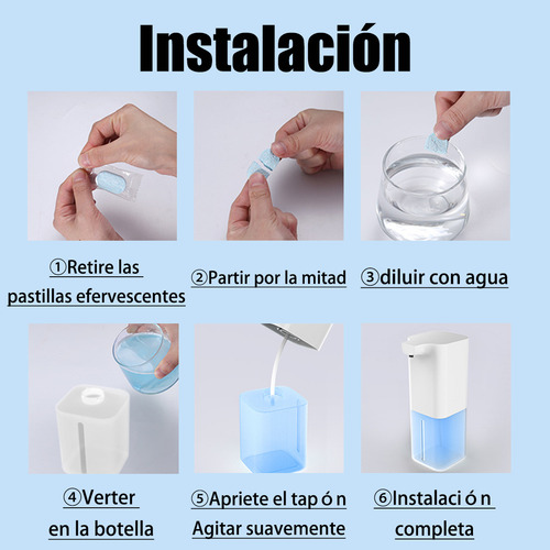 N Dispensador Automático Espuma De Deinducción Recargable
